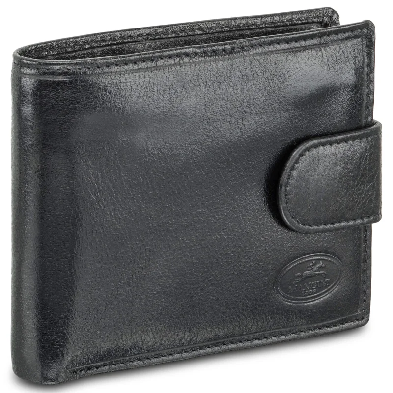 Mancini Leather Men's Wallet Deluxe with Coin Pocket RFID