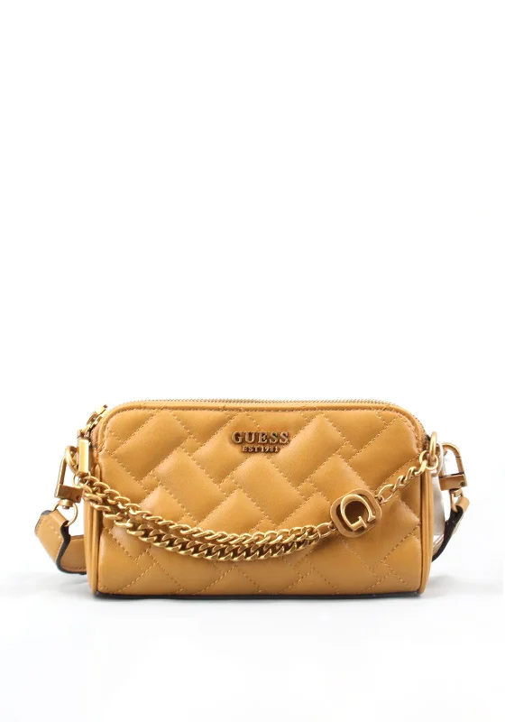 Guess Gracelynn Mini Crossbody Bag, Mustard