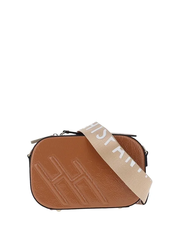 Hispanitas Logo Gloss Crossbody Camera Bag, Desert