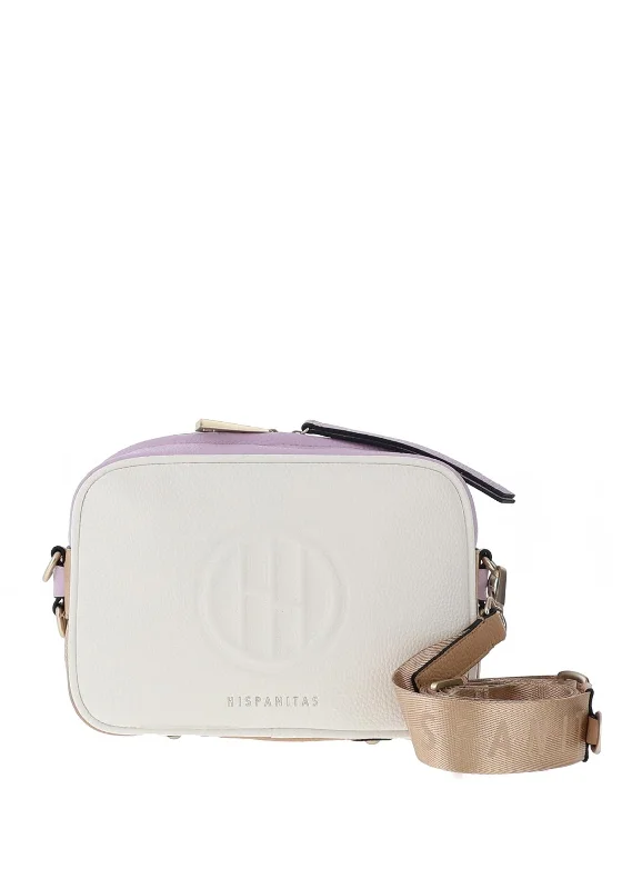 Hispanitas Logo Crossbody Small Bag, Lilac Multi