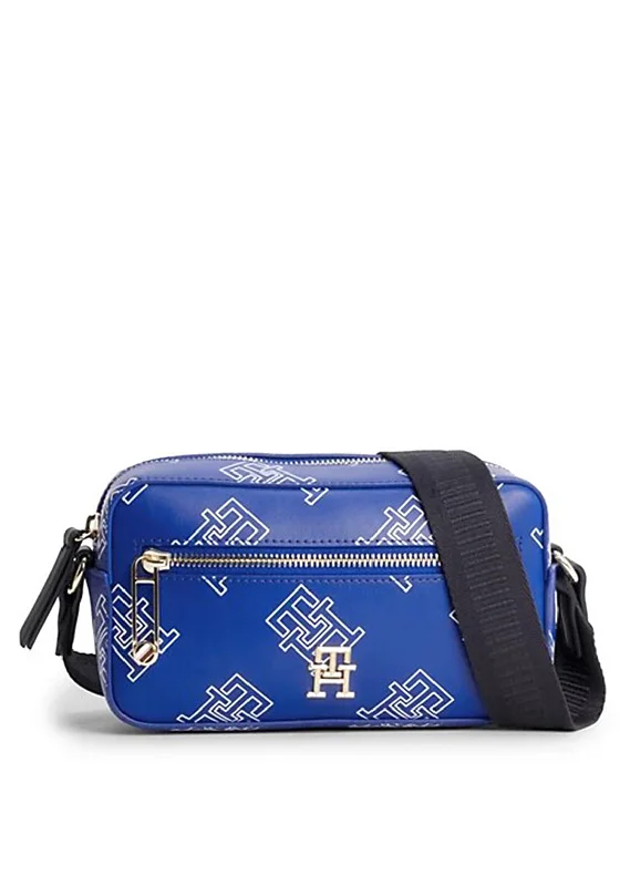 Tommy Hilfiger Iconic Monogram Camera Bag, Ultra Blue