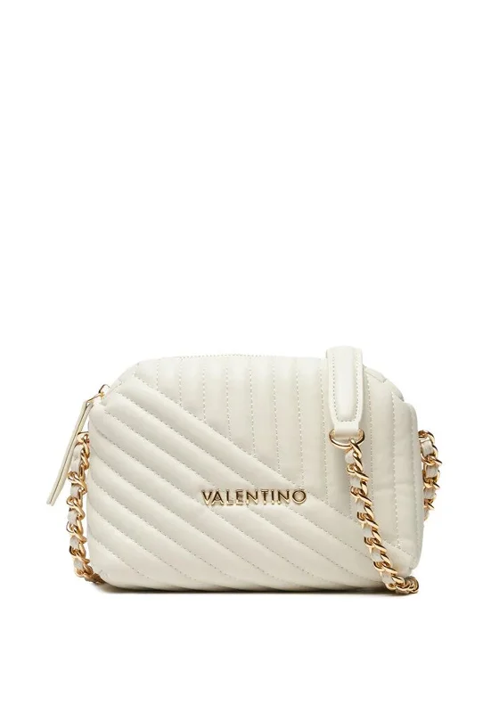 Valentino Laax Re Quilted Crossbody Bag, Off White