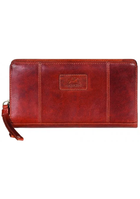 Mancini Leather Ladies' Clutch Wallet RFID