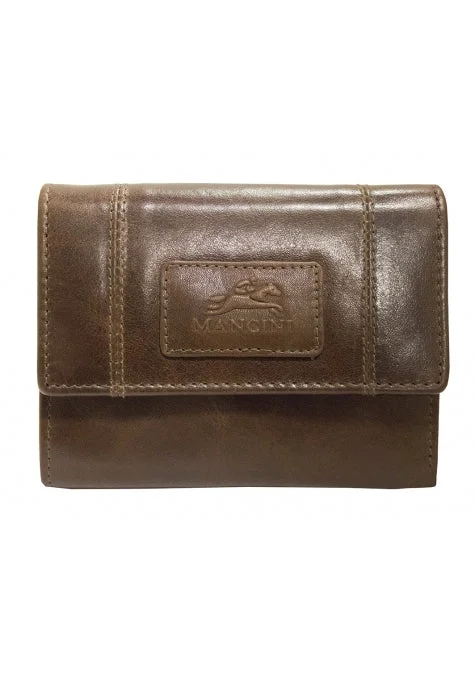 Mancini Leather Ladies' Clutch Wallet RFID