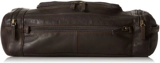 Derek Alexander Leather DERBY- Large Zippered Travel Kit