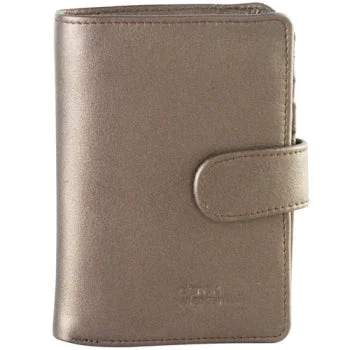 Derek Alexander Leather Ladies' Wallet with Wing & Tab Closure