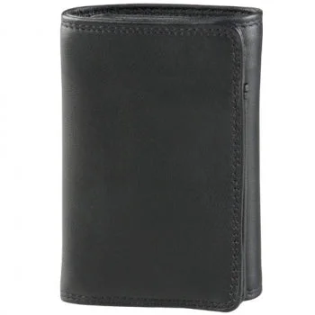 Vegan leather wallet made from sustainable materials for eco-conscious consumersDerek Alexander Leather Men's Trifold Wallet