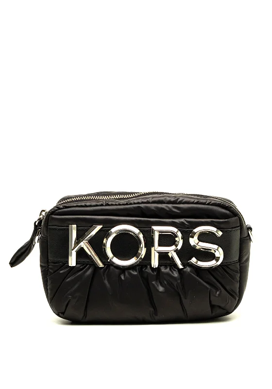 MICHAEL Michael Kors Leonie Quilted Mini Camera Bag, Black