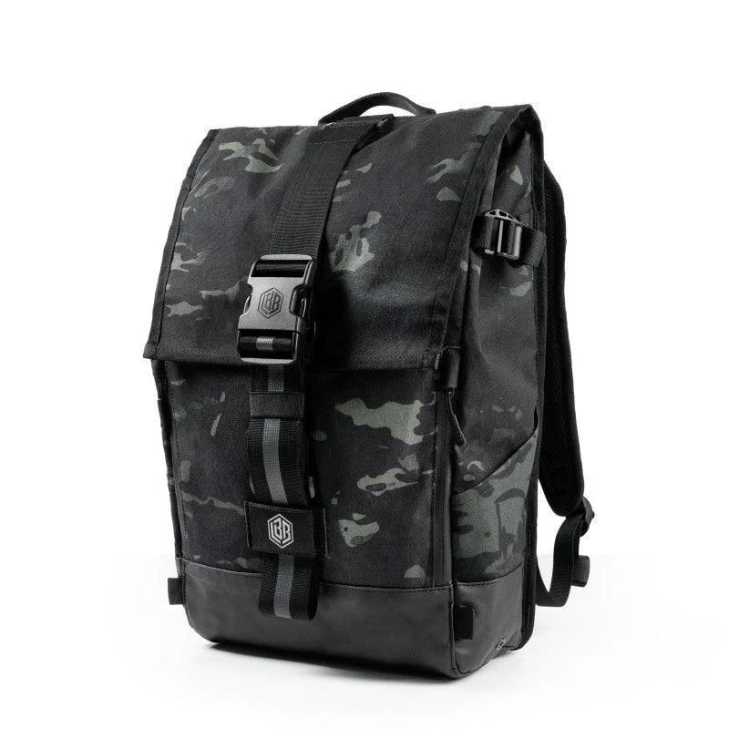 Travel bag with a built - in power bank charger for on - the - go device chargingLife Behind Bars The Breakaway X50 Multicam Black 27L Backpack