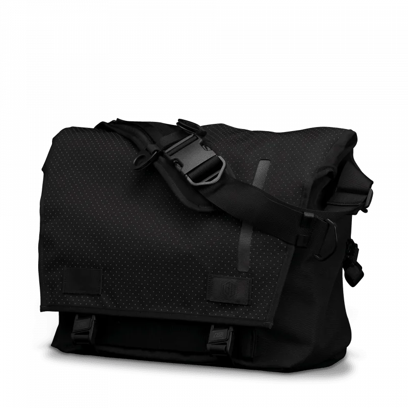 Travel bag with a detachable toiletry pouch for convenienceLife Behind Bars The Echelon (M) 'Eclipse' 32L Messenger