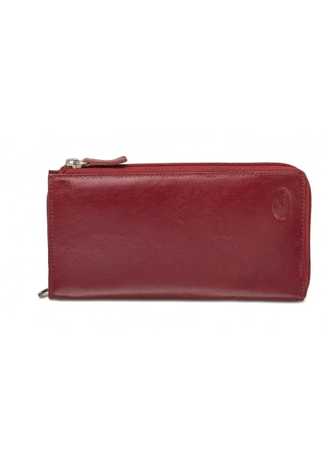 Mancini Leather Ladies' Clutch Wallet RFID