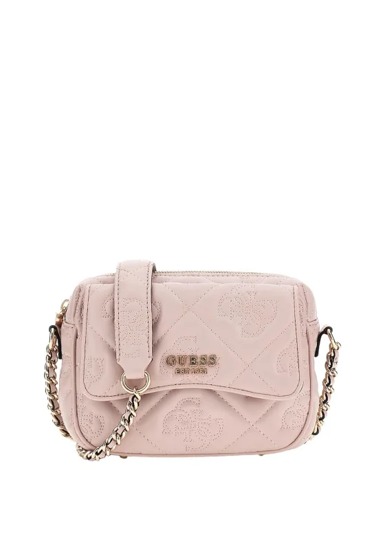 Guess Marieke Girlfriend Camera Crossbody Bag, Light Beige