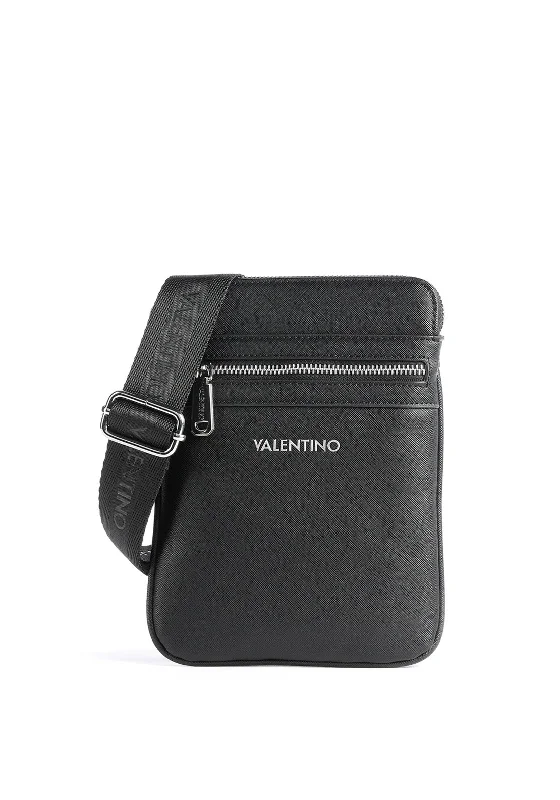 Canvas men's crossbody bag with a rustic, casual styleValentino Handbags Marnier Medium Crossbody Bag, Black