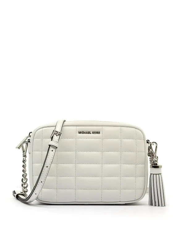 MICHAEL Michael Kors Camera Crossbody Bag, Optic White