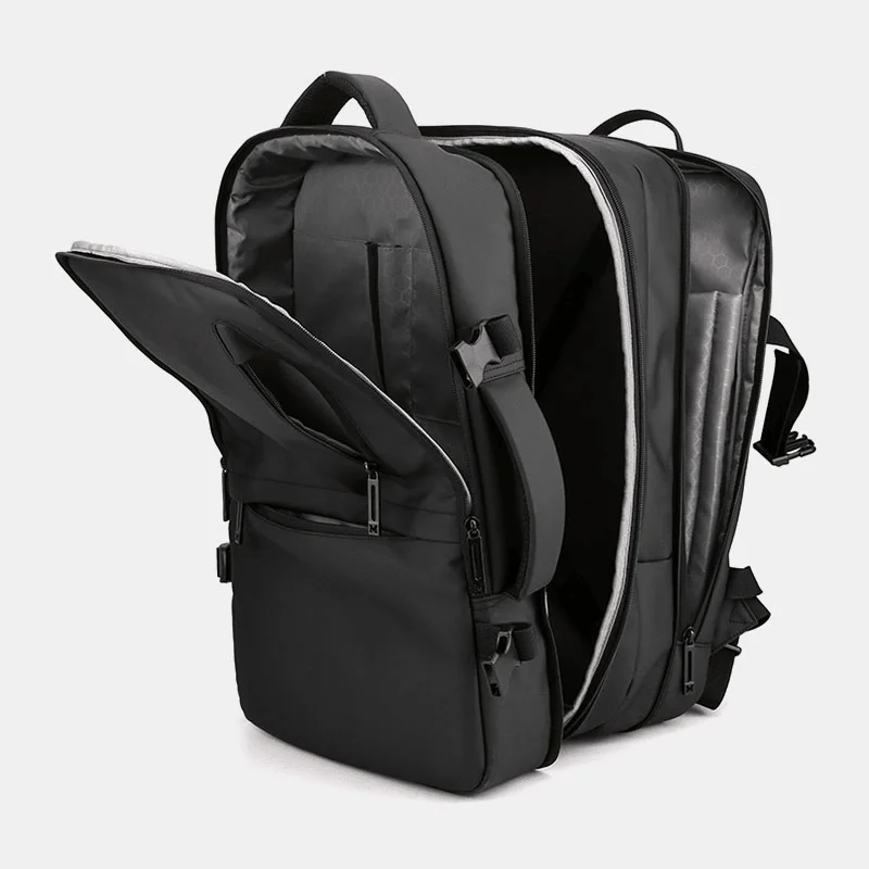 Men Scalable Capacity Large Capacity Business Laptop Bag Backpack