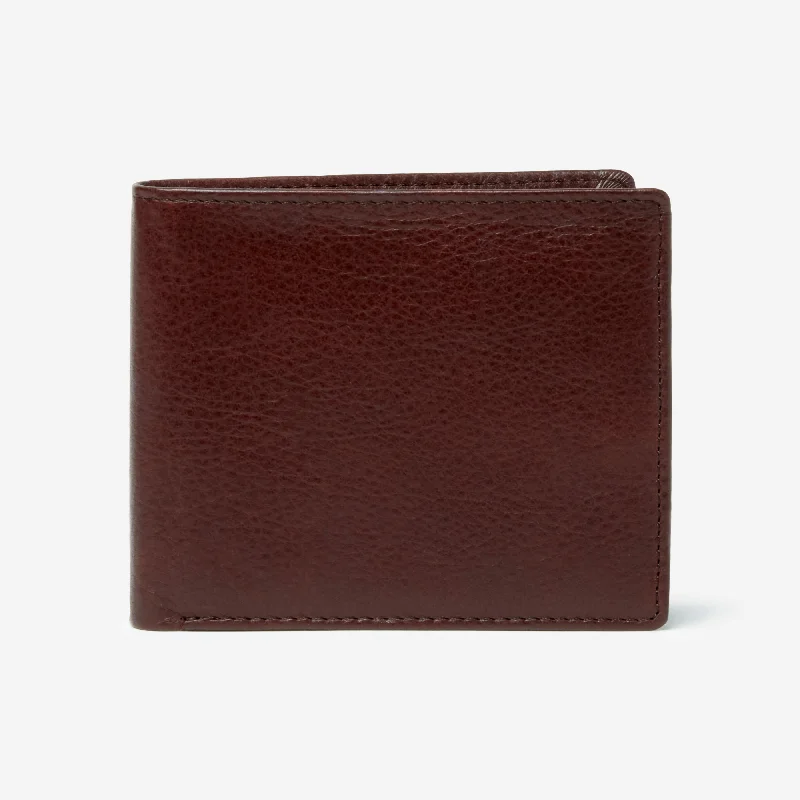 Wallet with a detachable strap for easy carrying as a crossbodyOsgoode Marley Leather Men's RFID Flipper Billfold Wallet