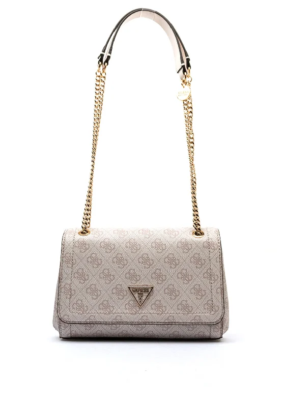 Guess Noelle 4G Logo Crossbody Bag, Dove Logo