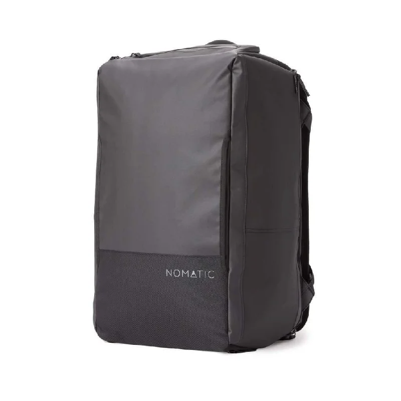 Convertible travel bag that can be used as a backpack or toteNomatic 40L Travel Bag (V2) - Black