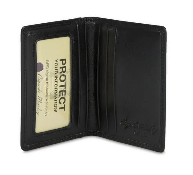 Osgoode Marley Leather Card Case with Double ID Window RFID