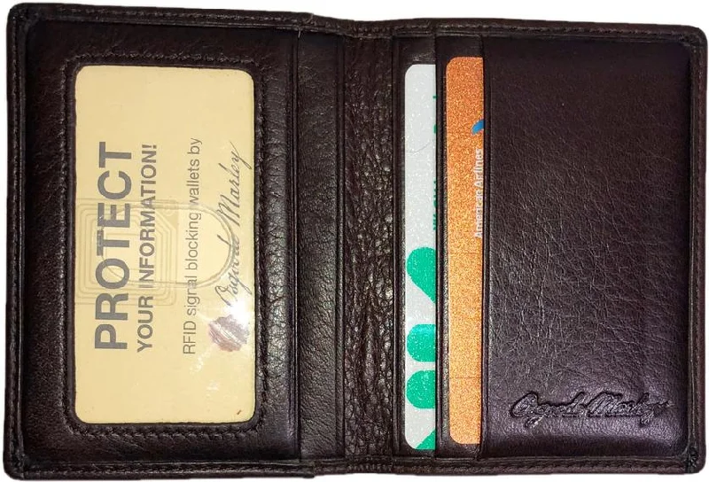 Osgoode Marley Leather Card Case with Double ID Window RFID