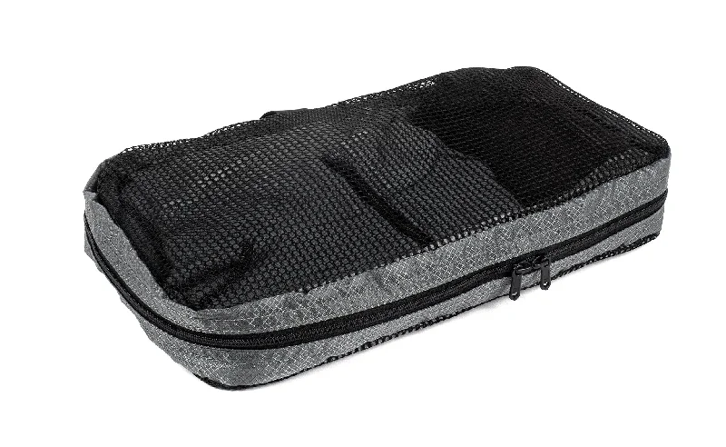 Compact carry - on travel bag with spinner wheels for easy maneuvering in airportsTri-Star Packing Cubes