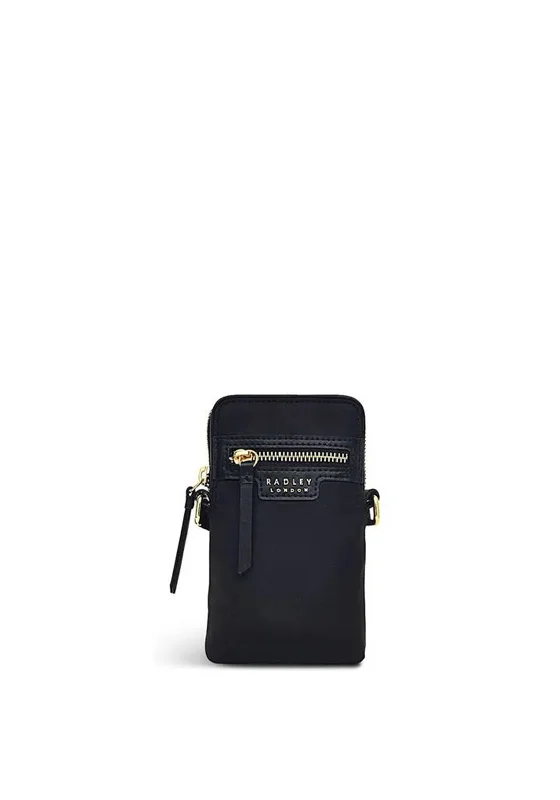 Radley Finsbury Park Crossbody Phone Pouch, Black