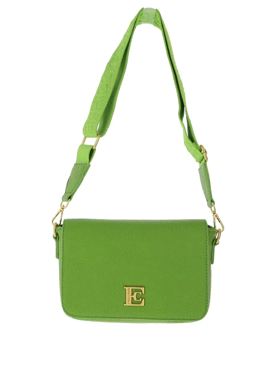 Zen Collection Pebbled Faux Leather Crossbody Bag, Grass