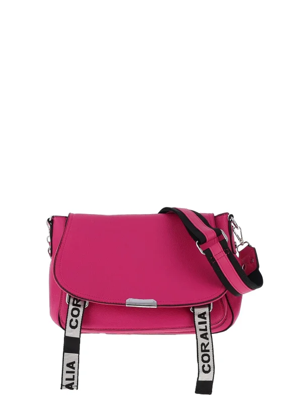 Zen Collection Flap Over Strap Crossbody Bag, Pink