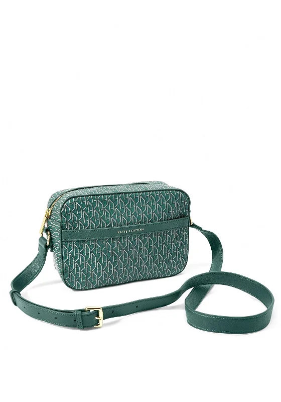 Katie Loxton Signature Crossbody Bag, Emerald Green