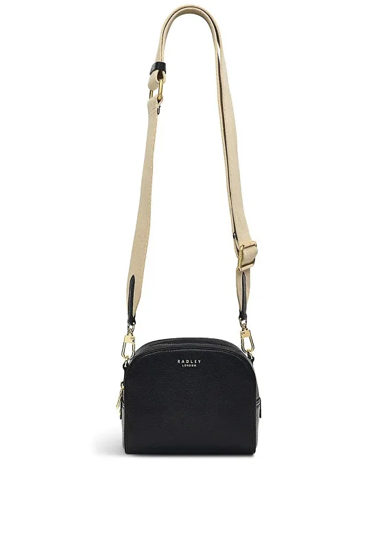 Radley Arden Cresent Crossbody Bag, Black