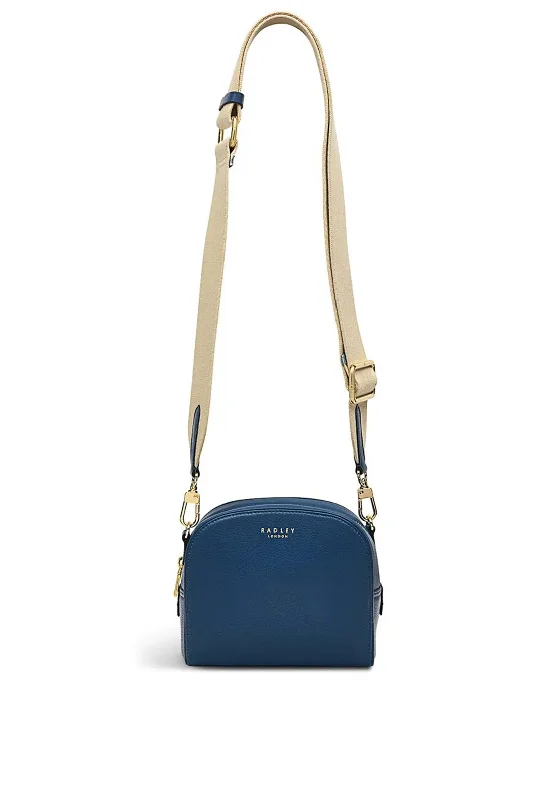 Radley Arden Cresent Crossbody Bag, Dark Blue