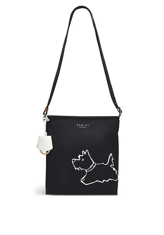 Radley Palace Gardens Ziptop Crossbody Bag, Black