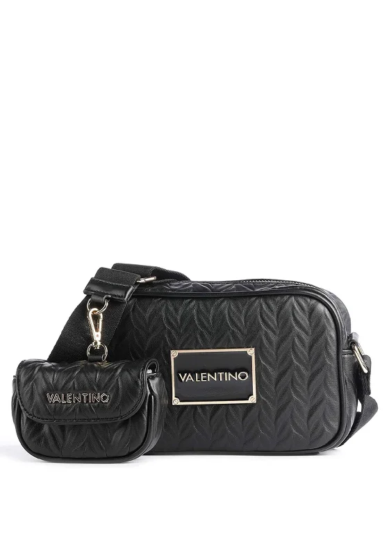 Military - style men's crossbody bag with MOLLE webbing for attachmentsValentino Handbags Sunny Haversack Crossbody Bag, Black