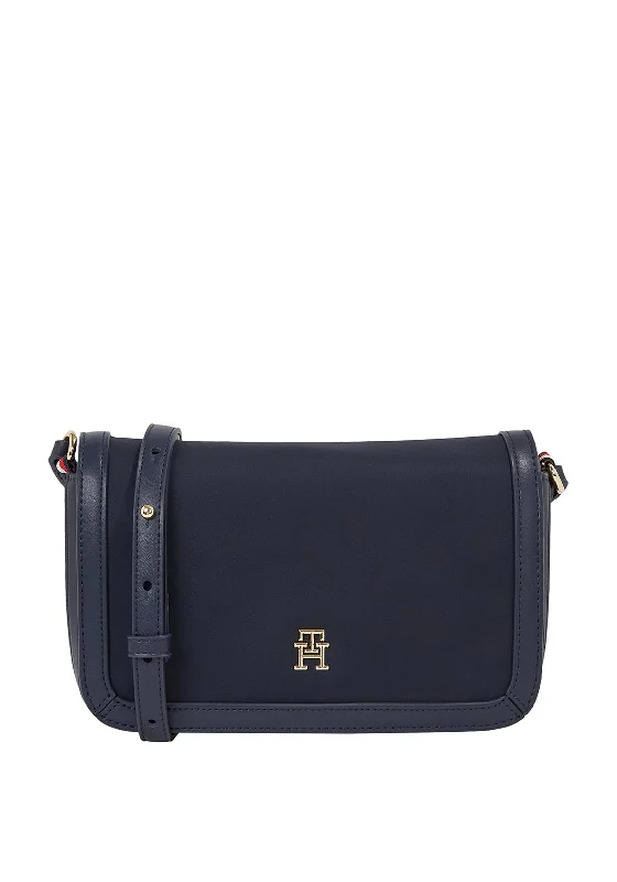 Tommy Hilfiger Essentials Flap Over Crossbody Bag, Navy