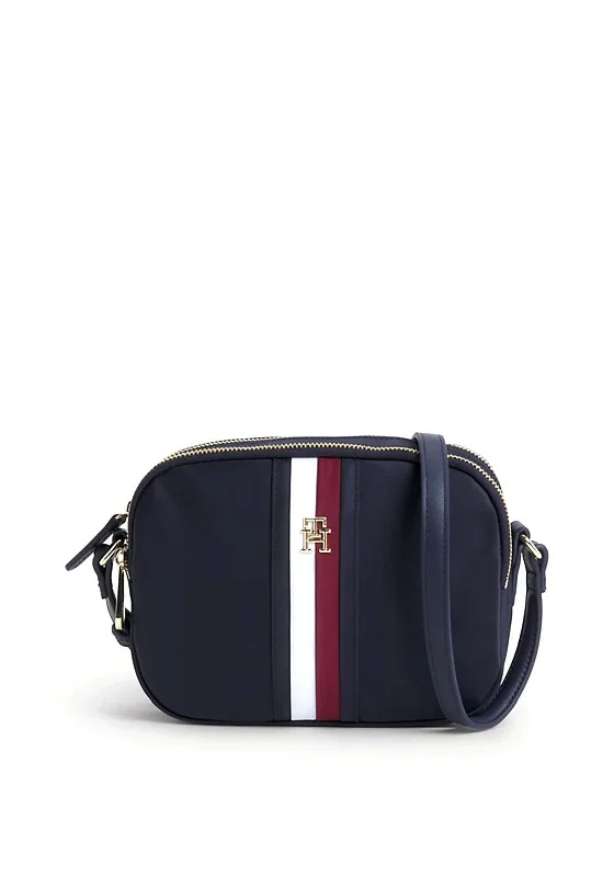 Tommy Hilfiger Signature Recycled Crossbody Bag, Space Blue