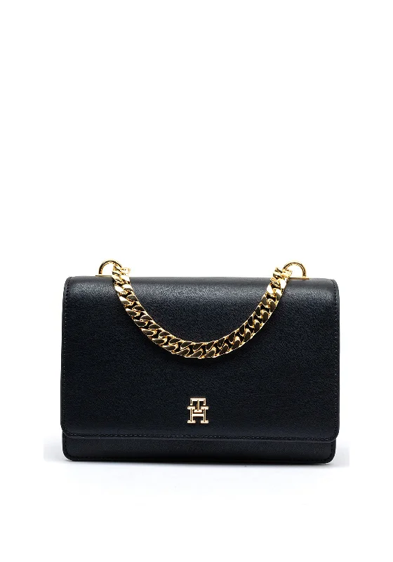 Tommy Hilfiger Monogram Chain Crossbody Bag, Navy