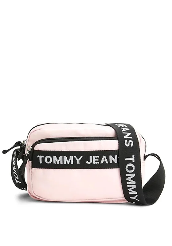 Tommy Jeans Essential Logo Crossover Body Bag, Pink