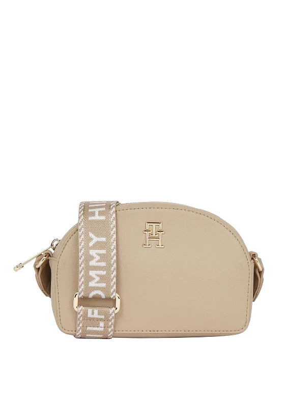 Tommy Hilfiger Half Moon Camera Crossbody Bag, Acorn