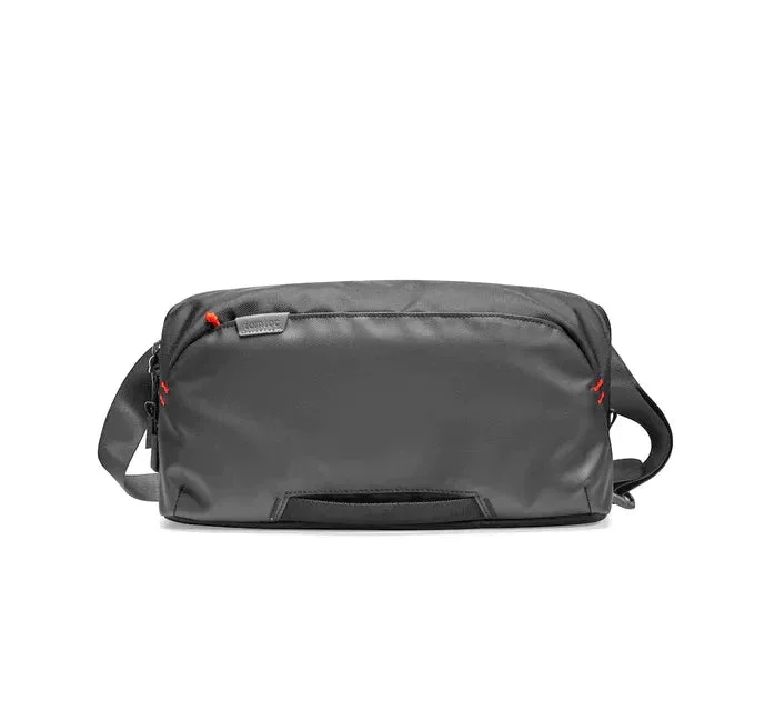 Lightweight nylon duffel travel bag with multiple exterior pockets for quick accessTomtoc Arccos G47 Steam Dack Sling Bag - Black