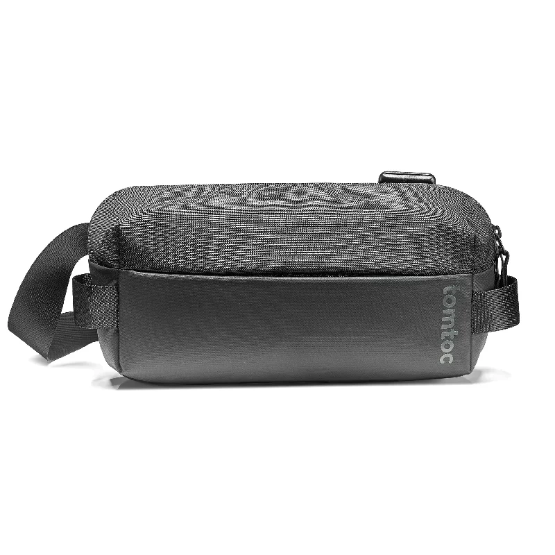 Travel bag with a built - in power bank charger for on - the - go device chargingTomtoc Explorer T21 EDC Sling Bag