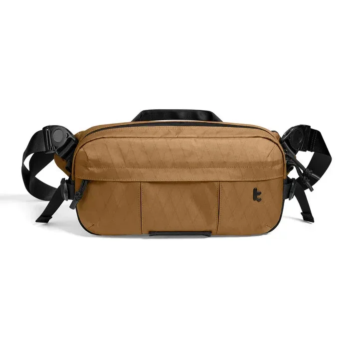 Travel bag with a built - in power bank charger for on - the - go device chargingTomtoc Wander T26 X-PAC Daily Sling Bag