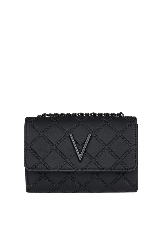 Valentino Blush Debossed Crossbody Bag, Nero