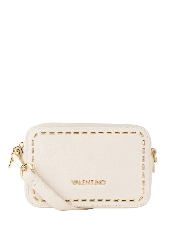 Valentino Dolomiti Studded Crossbody Bag, Ecru