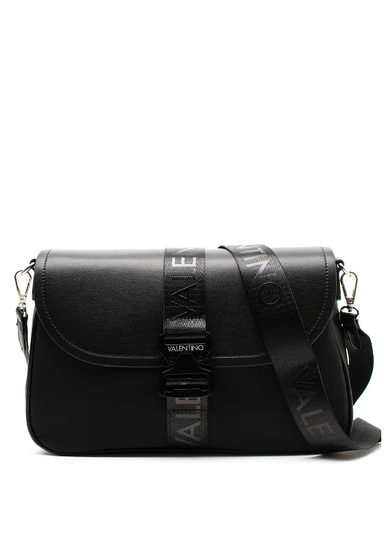 Valentino Medium Mountain Crossbody Bag, Black