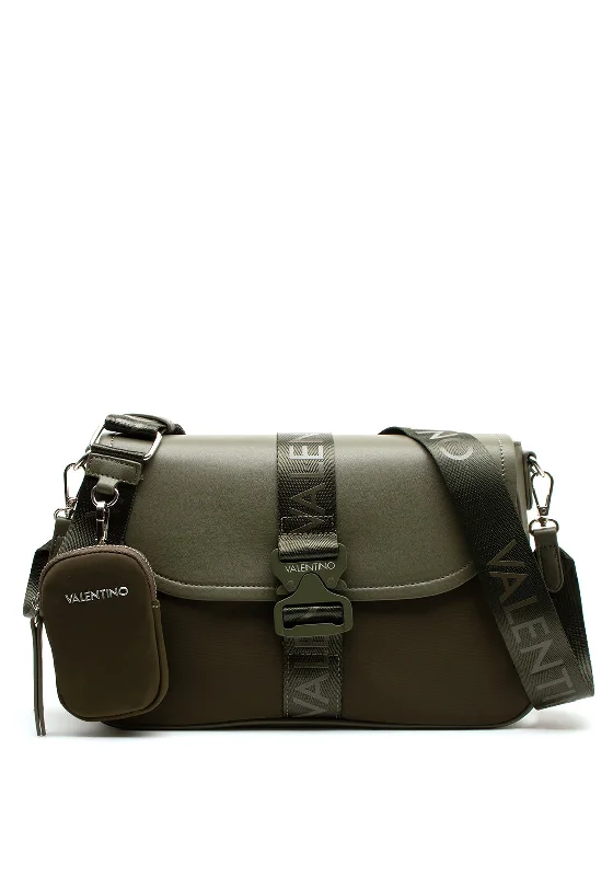 Valentino Medium Mountain Crossbody Bag, Militaire