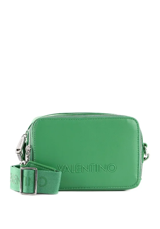 Minimalist men's crossbody bag with a single compartment for simplicityValentino Handbags Holiday Crossbody Camera Bag, Verde