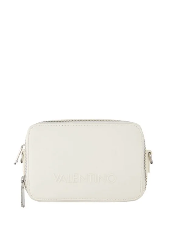 Valentino Holiday Crossbody Camera Bag, Ecru