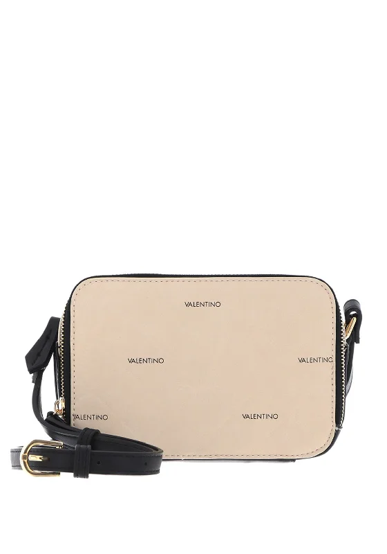 Men's crossbody bag with a built - in charging port for tech use on the goValentino Handbags Paella Small Camera Bag, Ecru