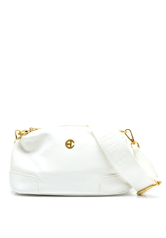 Zen Collection Strap Detail Cross Body, White